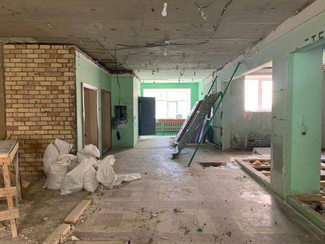 Ремонтные работы реанимационного отделения в Ухтинской городской больнице