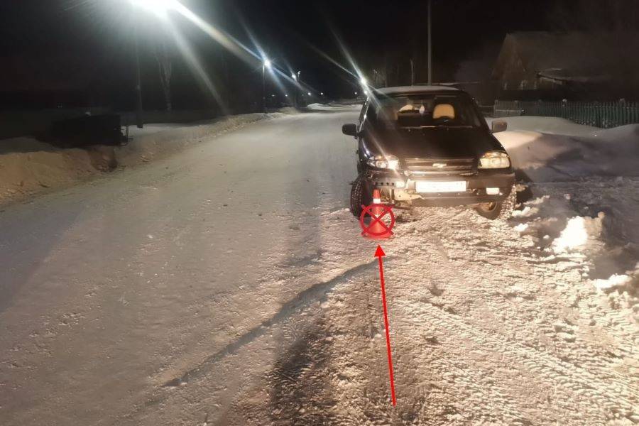 В Усть-Цилемском районе водитель на снегоходе протаранил «Ниву»
