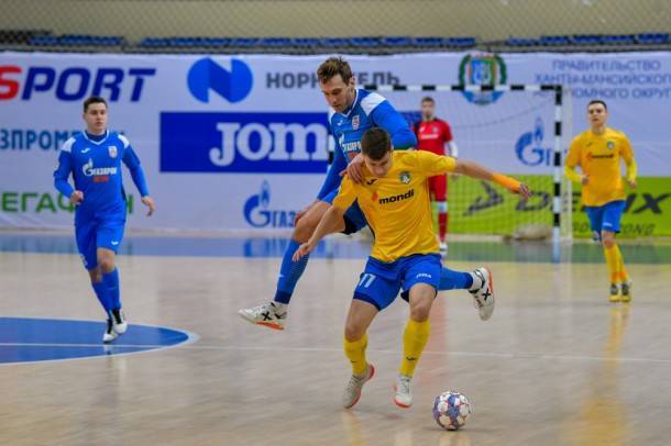 Сыктывкарцев разгромили в первой игре плей-офф мини-футбольной Суперлиги