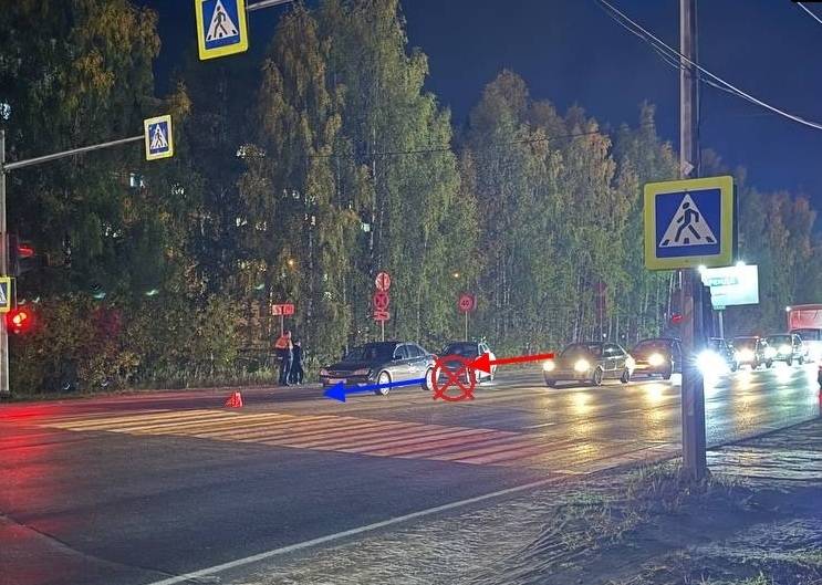 В Сыктывкаре водитель-новичок устроил аварию