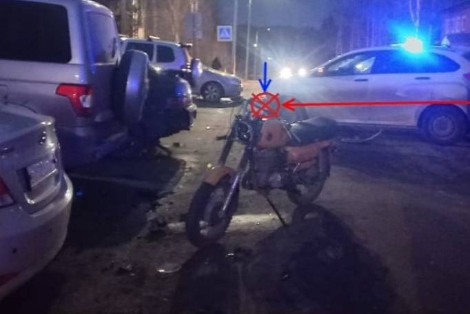 В Койгородке подросток сел на мотоцикл и попал в ДТП