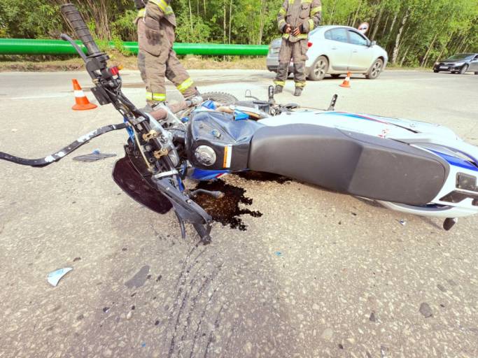 В Сосногорске погиб подросток-мотоциклист