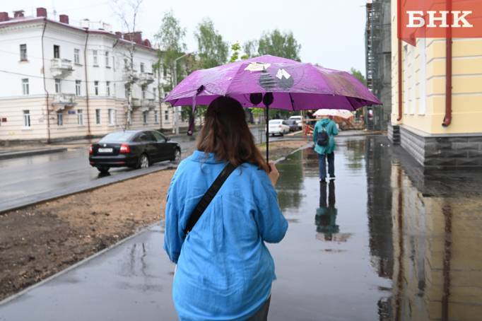 В Коми прогнозируют дождливую погоду