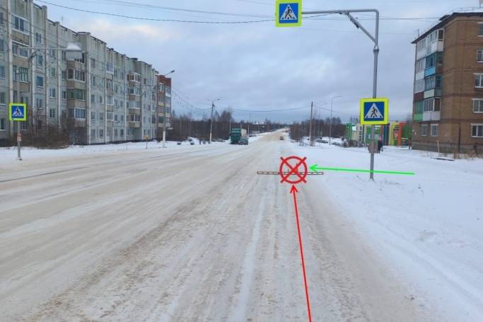 В Сосногорске автомобиль сбил 10-летнюю девочку