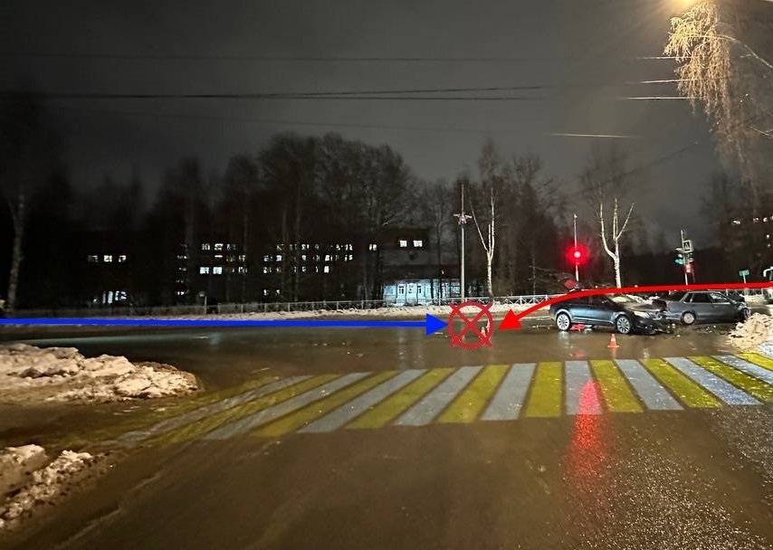 Начинающий водитель спровоцировал ДТП с тремя пострадавшими в Сыктывкаре