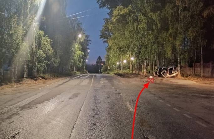 В Емве водитель-новичок врезался в столб