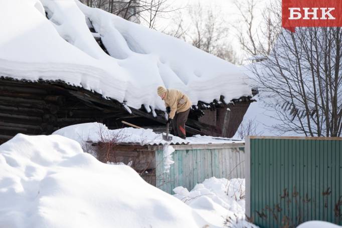 Коми заметет снегом